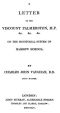 [Gutenberg 63761] • A Letter to the Viscount Palmerston, M.P. &c. &c. &c. on the Monitorial System of Harrow School